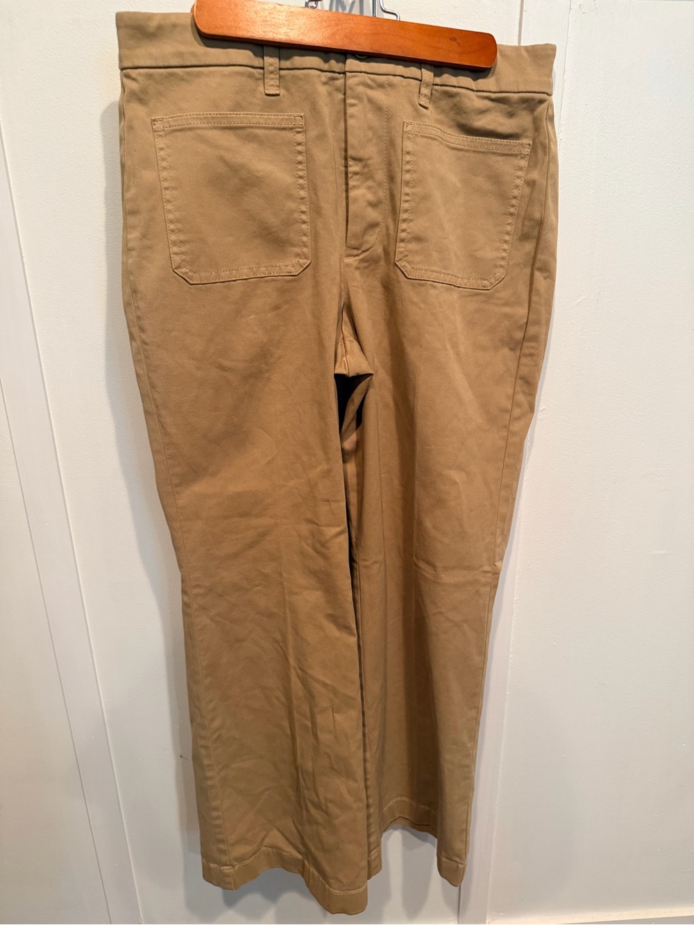 NWT J Crew Charley kickout cropped pant in chino